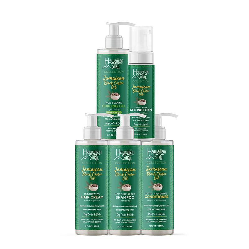 Hawaiian Silky Jamaican Black Castor Oil Style Bundle - Image 2